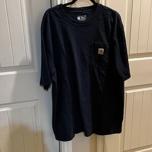 Carhartt Men's Dark Blue Short Sleeve Tee